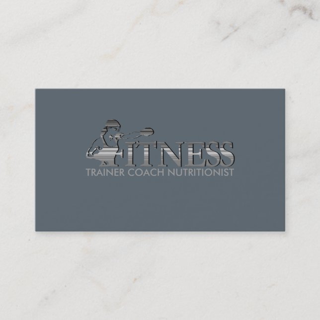 FITNESS - Business Card (Front)