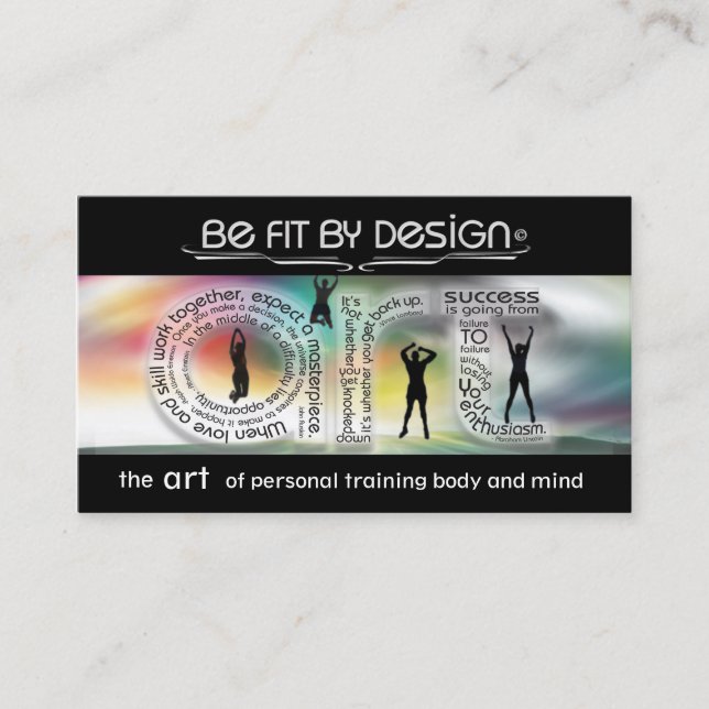 Fitness Business Card (Front)
