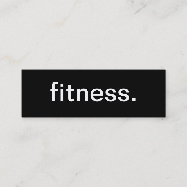 Fitness Business Card (Front)