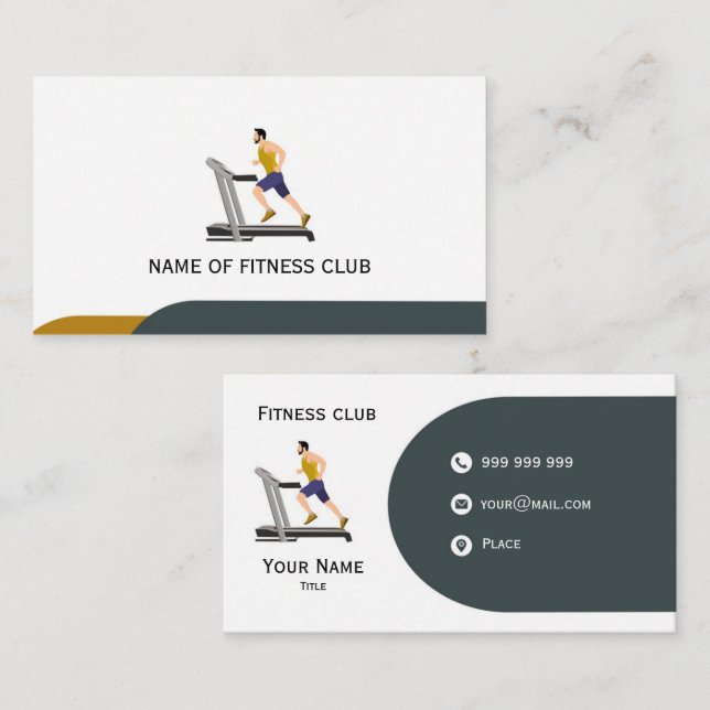 Fitness  business card (Front/Back)