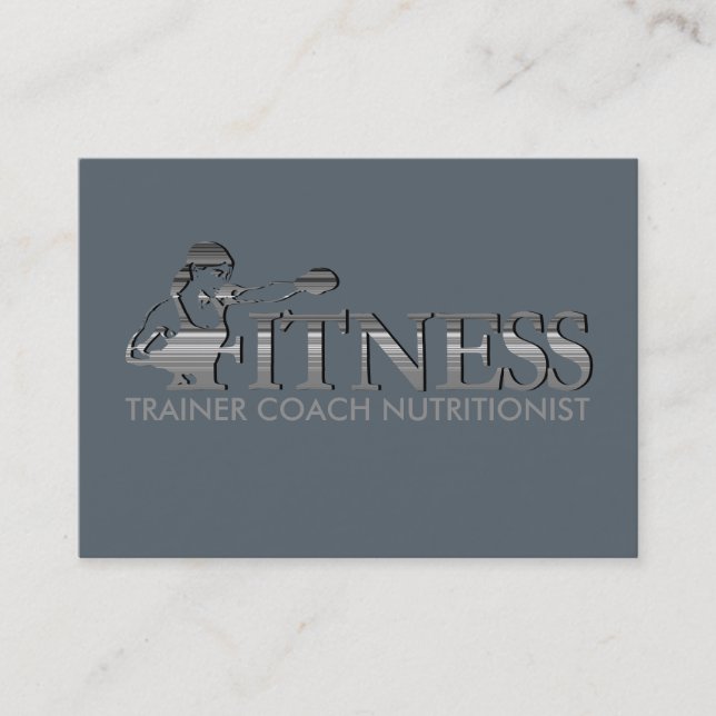 FITNESS - Business Card (Front)