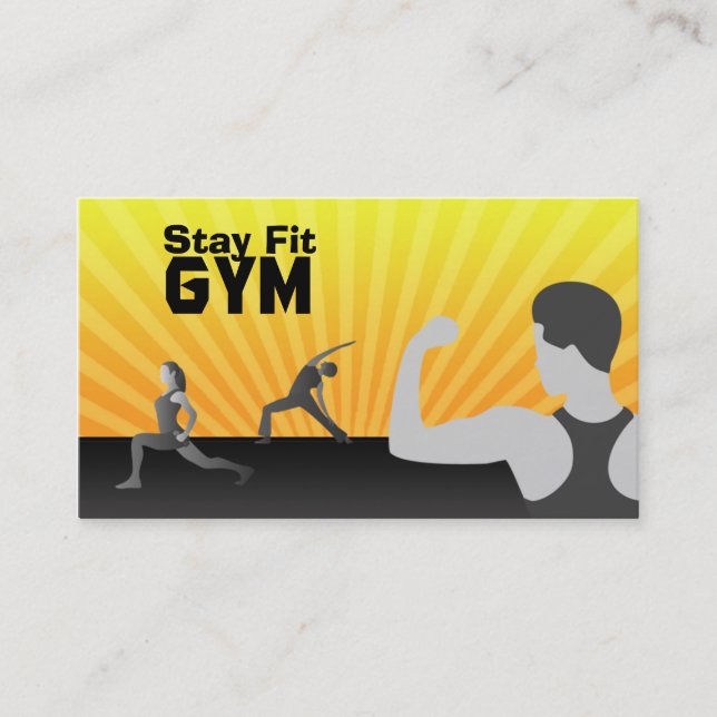 Fitness Business Cards (Front)