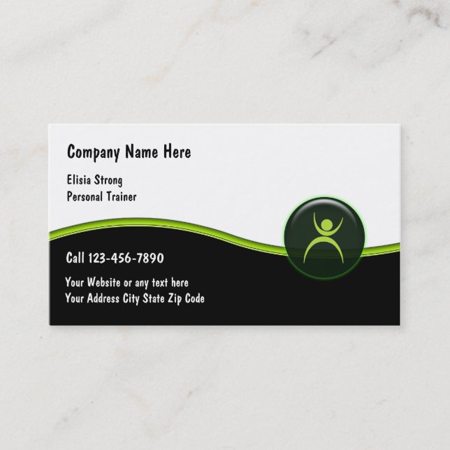 Fitness Business Cards (Front)