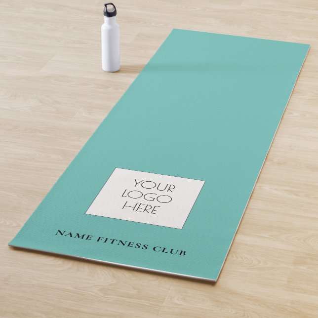 Fitness Business Logo Template Workout Yoga Mat (In Situ)