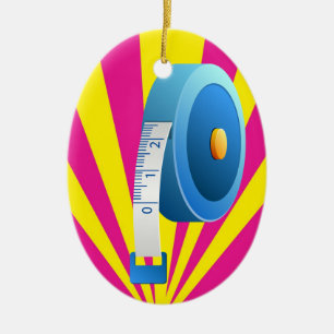 Fitness! Ceramic Tree Decoration