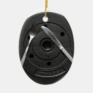 Fitness Ceramic Tree Decoration