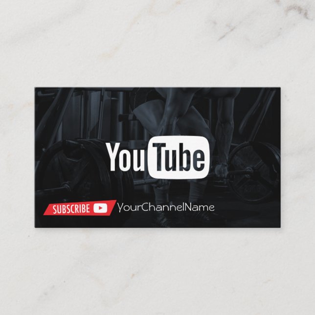 Fitness Channel Advertisement Card (Front)