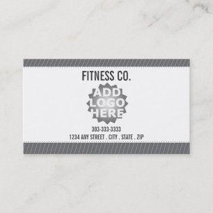 Fitness Class Business Card 10 Class Pass Card