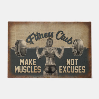 Fitness Club doormat, Gym Room Doormat