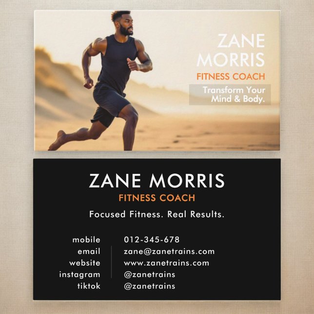 Fitness Coach Business Card (Creator Uploaded)