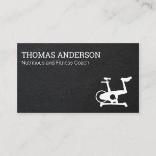 Fitness Coach Nutritionist Health Treadmill Business Card