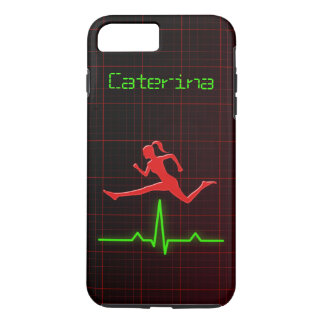 Fitness Coach Personal Trainer Jumping Woman iPhone 8 Plus/7 Plus Case