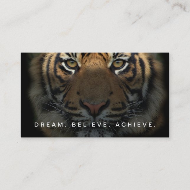 Fitness Coach Professional Elegant Pearl Finish Business Card (Front)