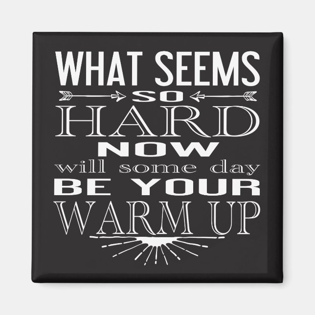 Fitness Dancer Motivational Quote Magnet (Front)