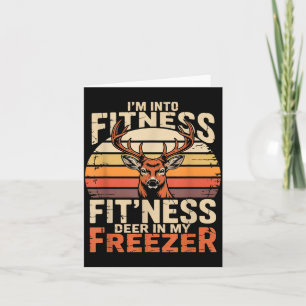 Fitness Deer In My Zer Deer Hunting  Card