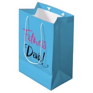 "FITNESS DIVA" MEDIUM GIFT BAG