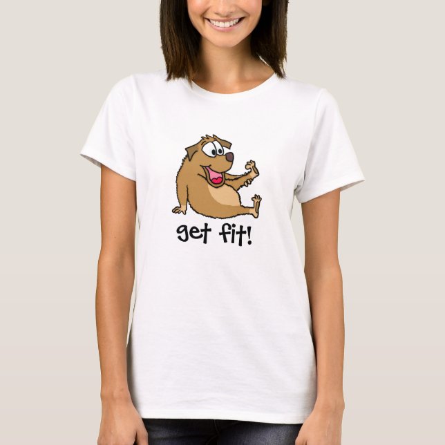 Fitness Dog T-Shirt (Front)