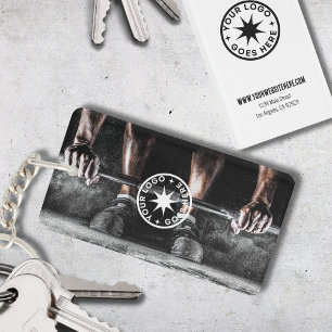 Fitness Exercise Weightlifter Personal Trainer Gym Key Ring