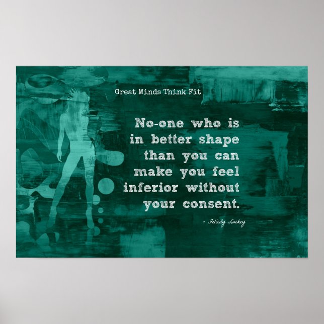 Fitness for Self-Confidence! Poster (Front)