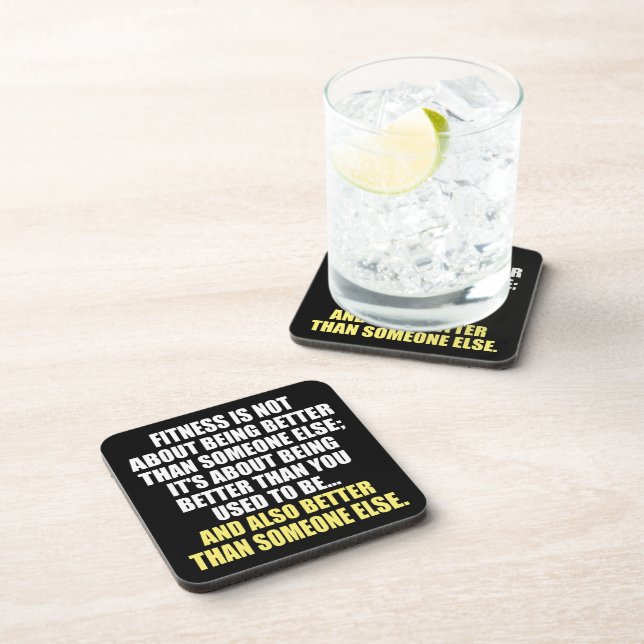 Fitness Funny Motivational Coaster (Right Side)