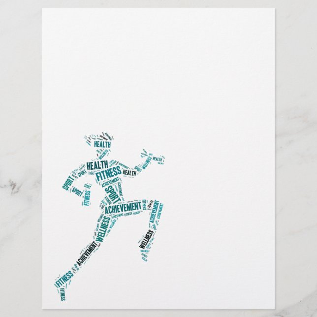 Fitness girl flyer (Front)