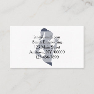 Fitness girl lifting dumbbell business card