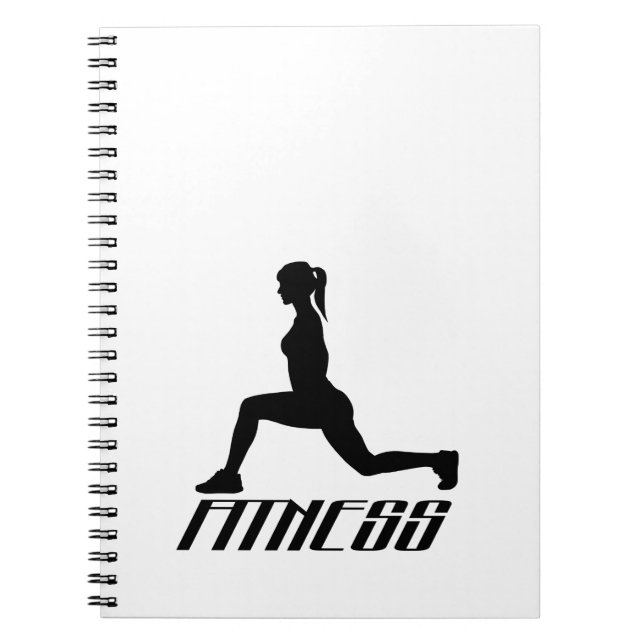Fitness girl notebook (Front)