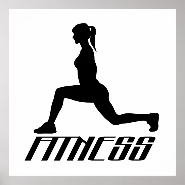 Fitness girl poster (Front)