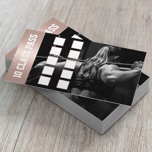 Fitness Girl Rose Gold 10 Class Pass Loyalty