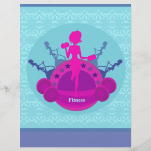 fitness girl training Flyer