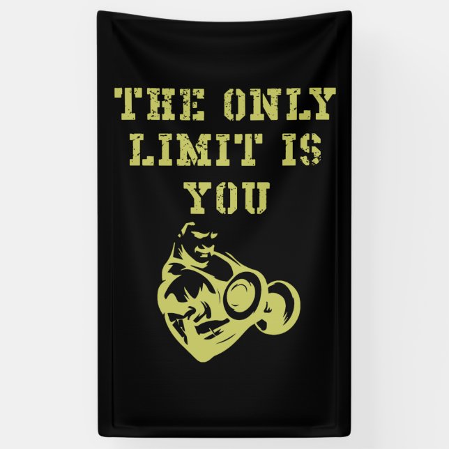 FITNESS GYM AND WORKOUT HOME GYM BANNER (Vertical)