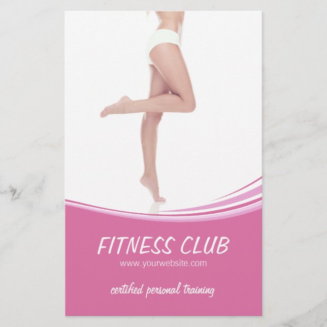Fitness Gym Beauty Salon Flyer (Front)
