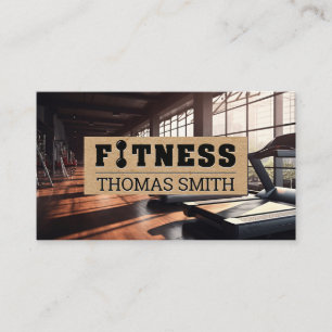 Fitness Gym   Exercise Business Card