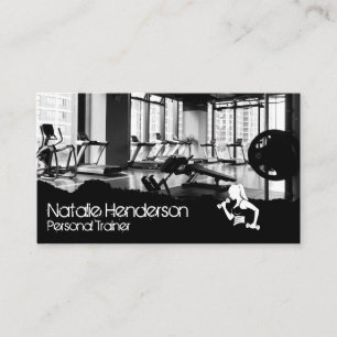 Fitness Gym Personal Trainer Logo Business Card