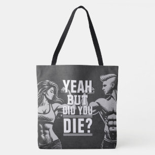 Fitness Gym Workout Bodybuilding Motivational Tote Bag