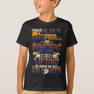 Fitness halloween workout gym T-Shirt