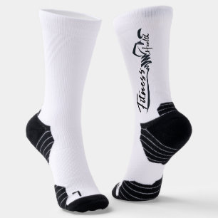 Fitness integral printing socks