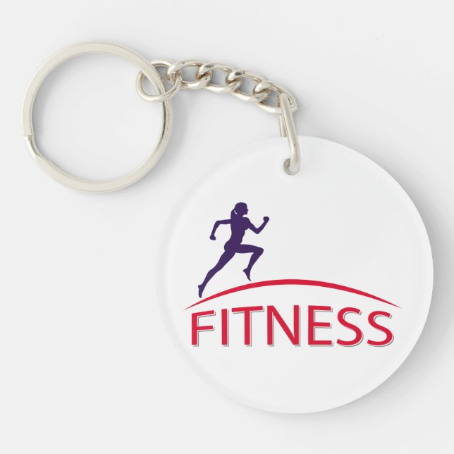 Fitness Key Ring (Front)