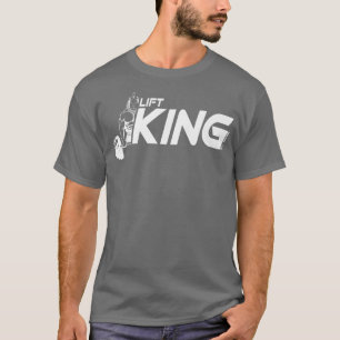 Fitness King Deadlift Lion Fitness Gym Motivation T-Shirt
