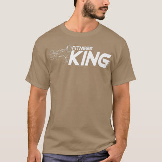 Fitness King Soldier Lion Fitness Gym Motivation T T-Shirt