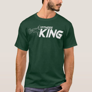 Fitness King Soldier Lion Fitness Gym Motivation T T-Shirt