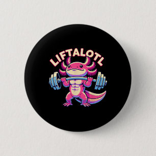 Fitness Liftalotl Bodybuilding Gym  6 Cm Round Badge