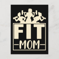 Fitness Mama Gym Exercise Weightlifting Mum
