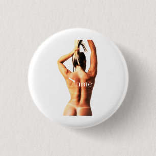 Fitness Model Tanlines Thunder_Cove  3 Cm Round Badge