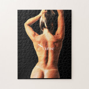 Fitness Model Tanlines Thunder_Cove Jigsaw Puzzle