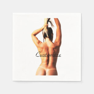 Fitness Model Tanlines Thunder_Cove Napkin