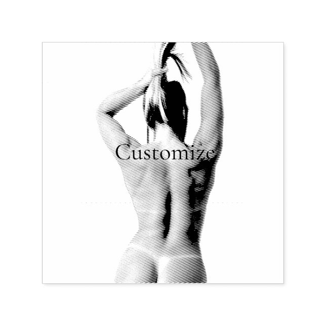 Fitness Model Tanlines Thunder_Cove  Self-inking Stamp (Design)