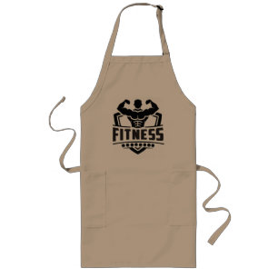 Fitness Motivation Graphic Strong & Active Life Long Apron