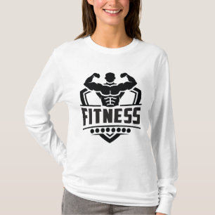 Fitness Motivation Graphic Strong & Active Life T-Shirt