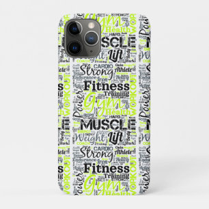 Fitness Motivation Typography Design Case-Mate iPhone Case